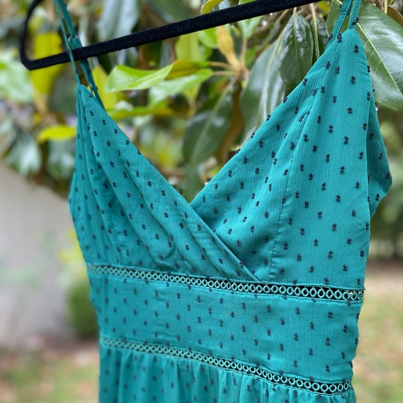 Alter’d State Green Polka Dot Dress - Picture 4 of 7